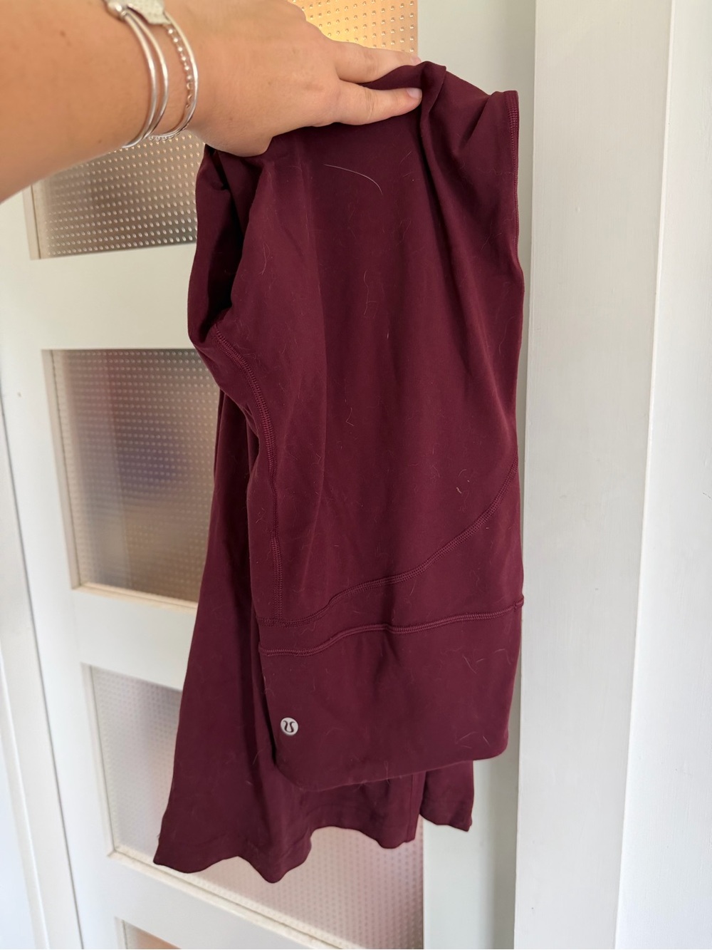 lululemon athletica size 12 flare Maroon leggings